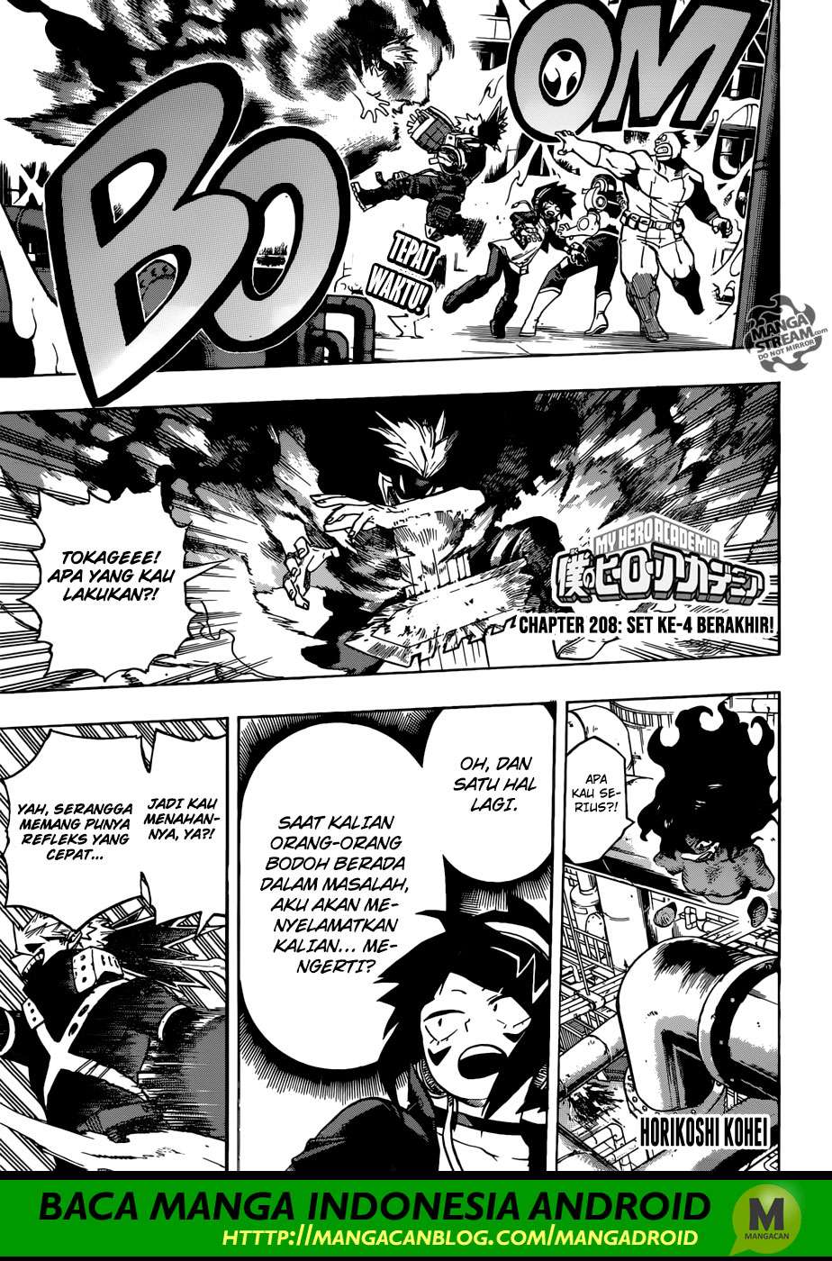 Baca Komik Boku no Hero Academia Chapter 208 Gambar 1