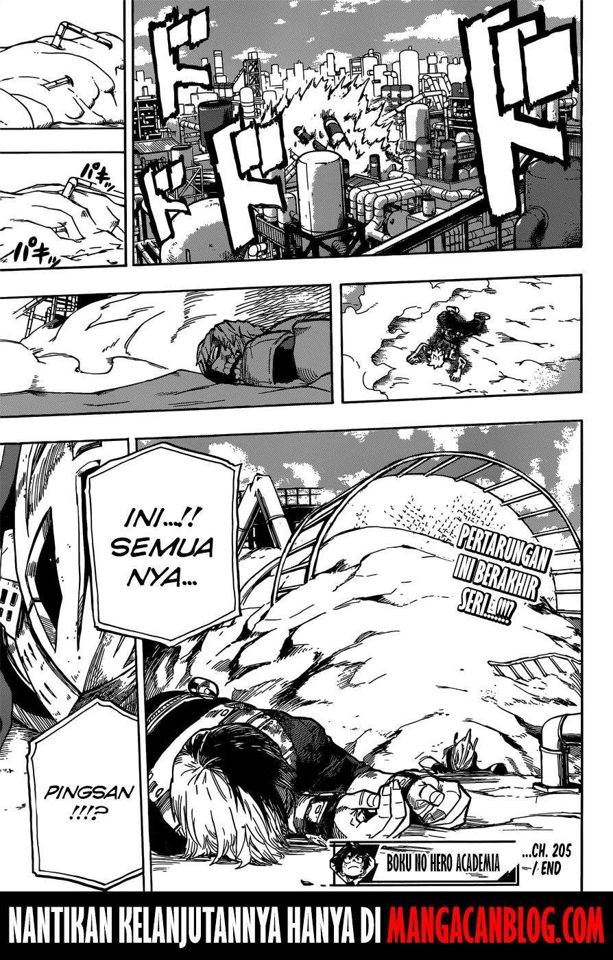 Boku no Hero Academia Chapter 205 Gambar 16