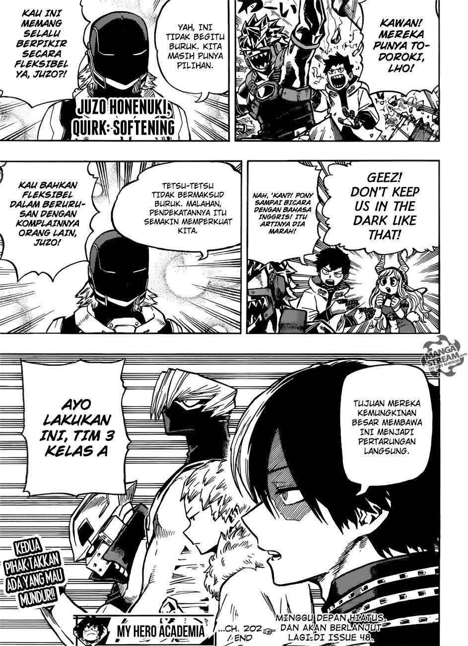 Boku no Hero Academia Chapter 202 Gambar 12