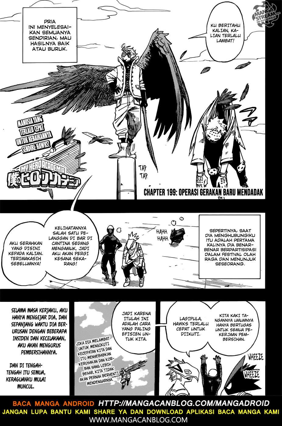 Baca Komik Boku no Hero Academia Chapter 199 Gambar 1