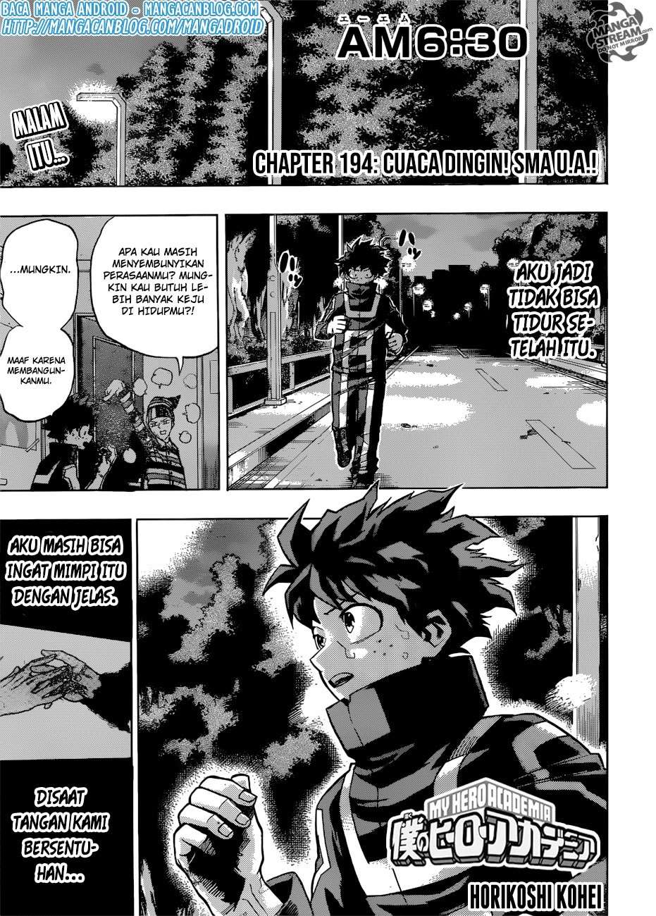 Baca Komik Boku no Hero Academia Chapter 194 Gambar 1