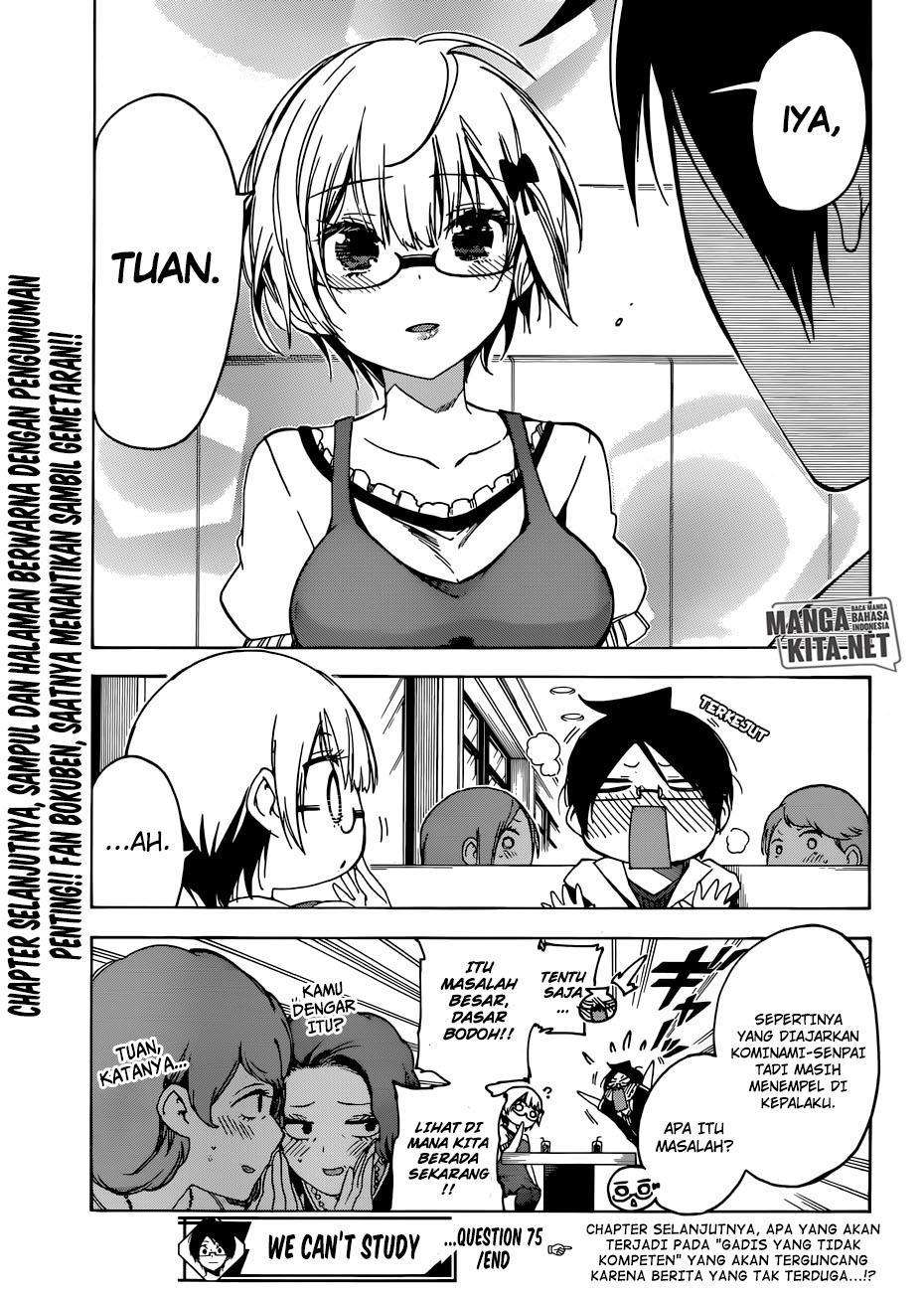 Bokutachi wa Benkyou ga Dekinai Chapter 75 Gambar 20