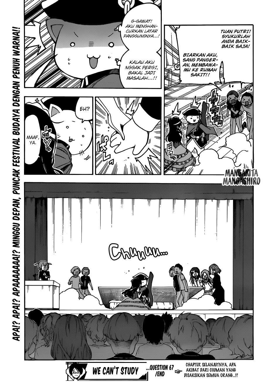 Bokutachi wa Benkyou ga Dekinai Chapter 67 Gambar 20