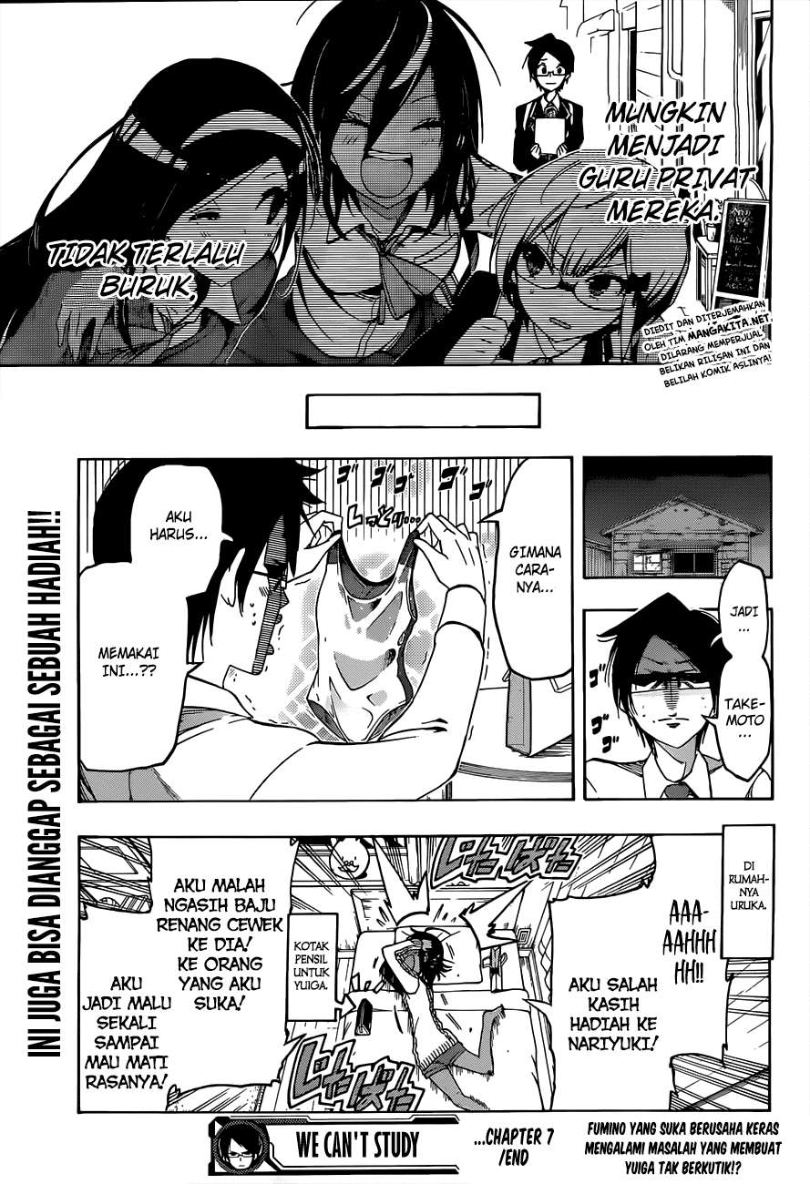 Bokutachi wa Benkyou ga Dekinai Chapter 7 Gambar 20