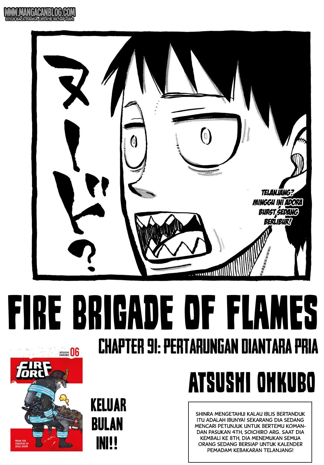 Baca Komik Fire Brigade of Flames Chapter 91 Gambar 1