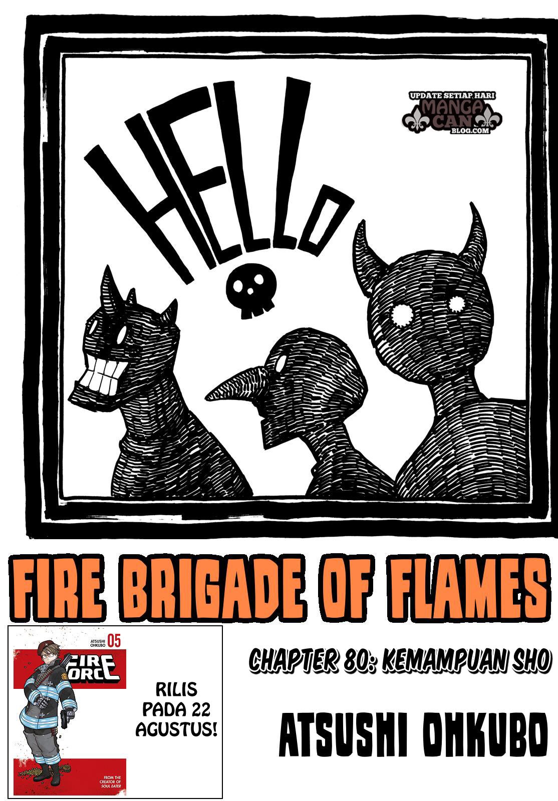 Baca Komik Fire Brigade of Flames Chapter 80 Gambar 1