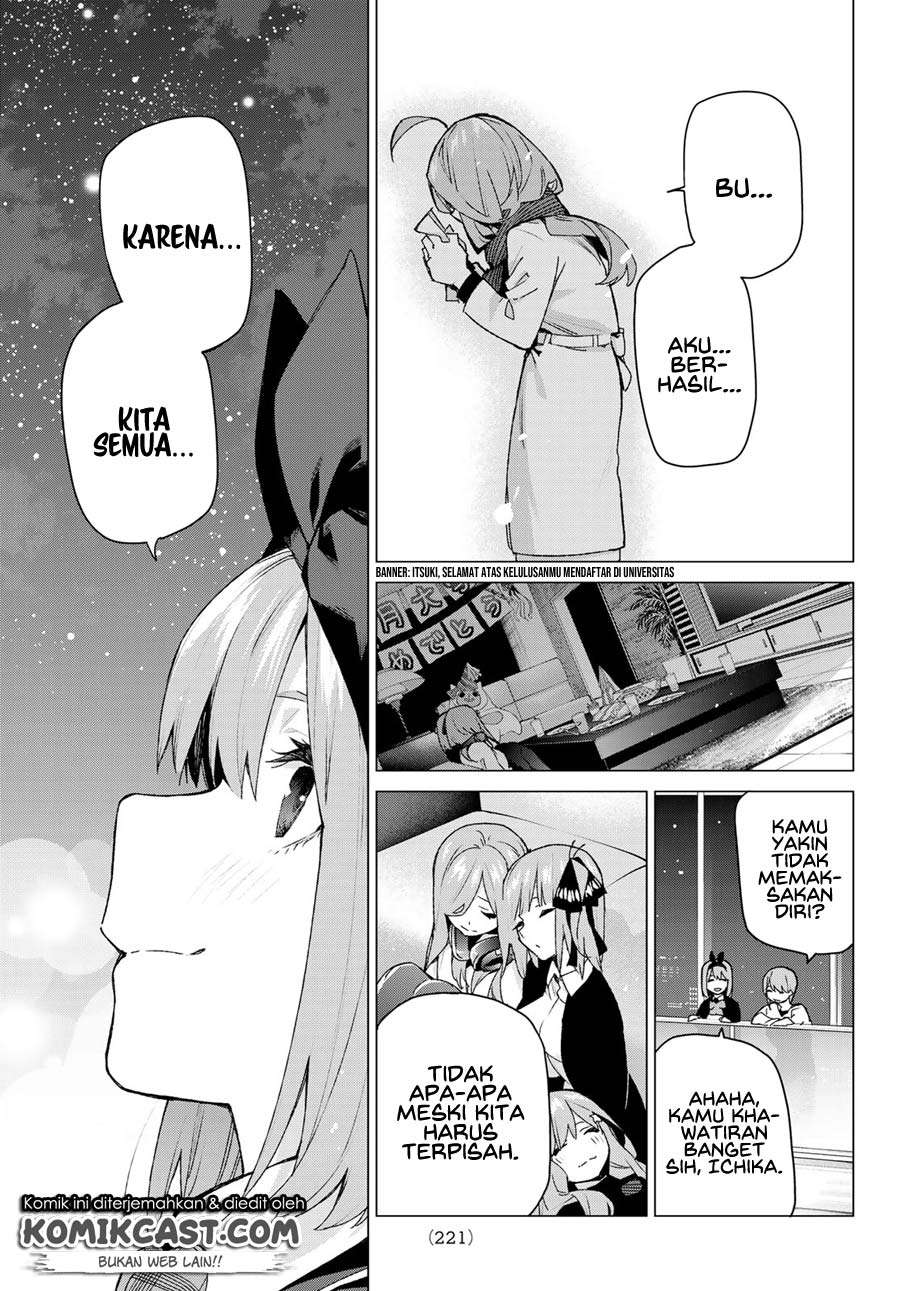 Go-toubun no Hanayome Chapter 120 Gambar 15