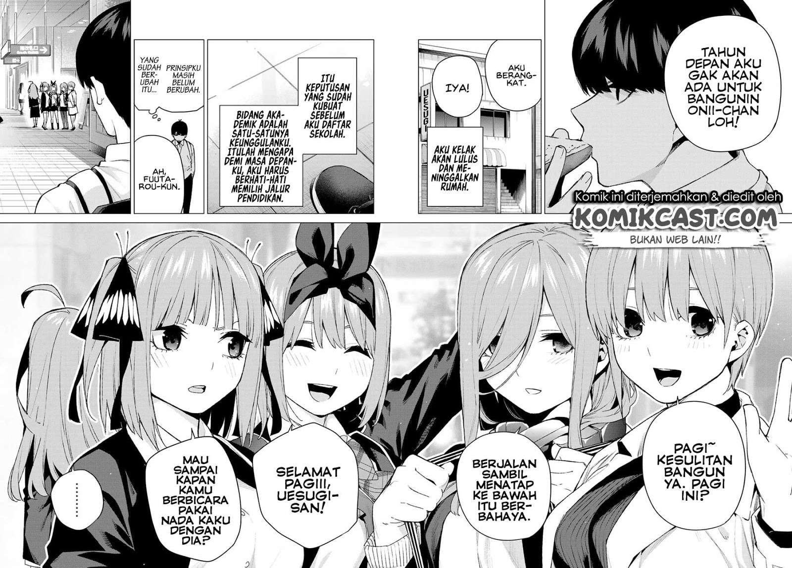 Go-toubun no Hanayome Chapter 120 Gambar 3