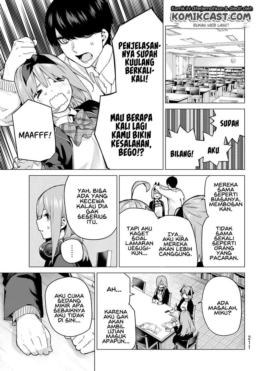 Go-toubun no Hanayome Chapter 120 Gambar 5