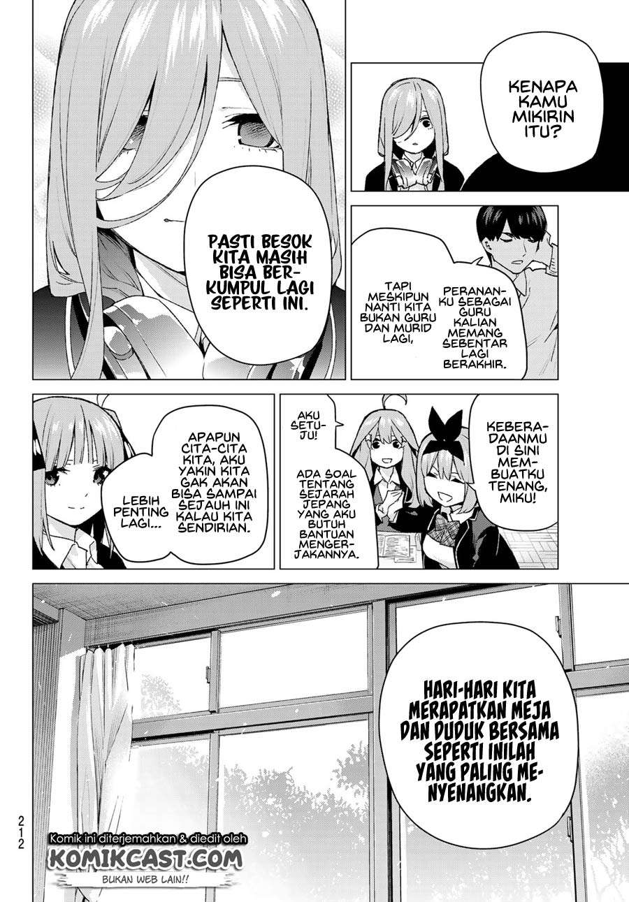 Go-toubun no Hanayome Chapter 120 Gambar 6