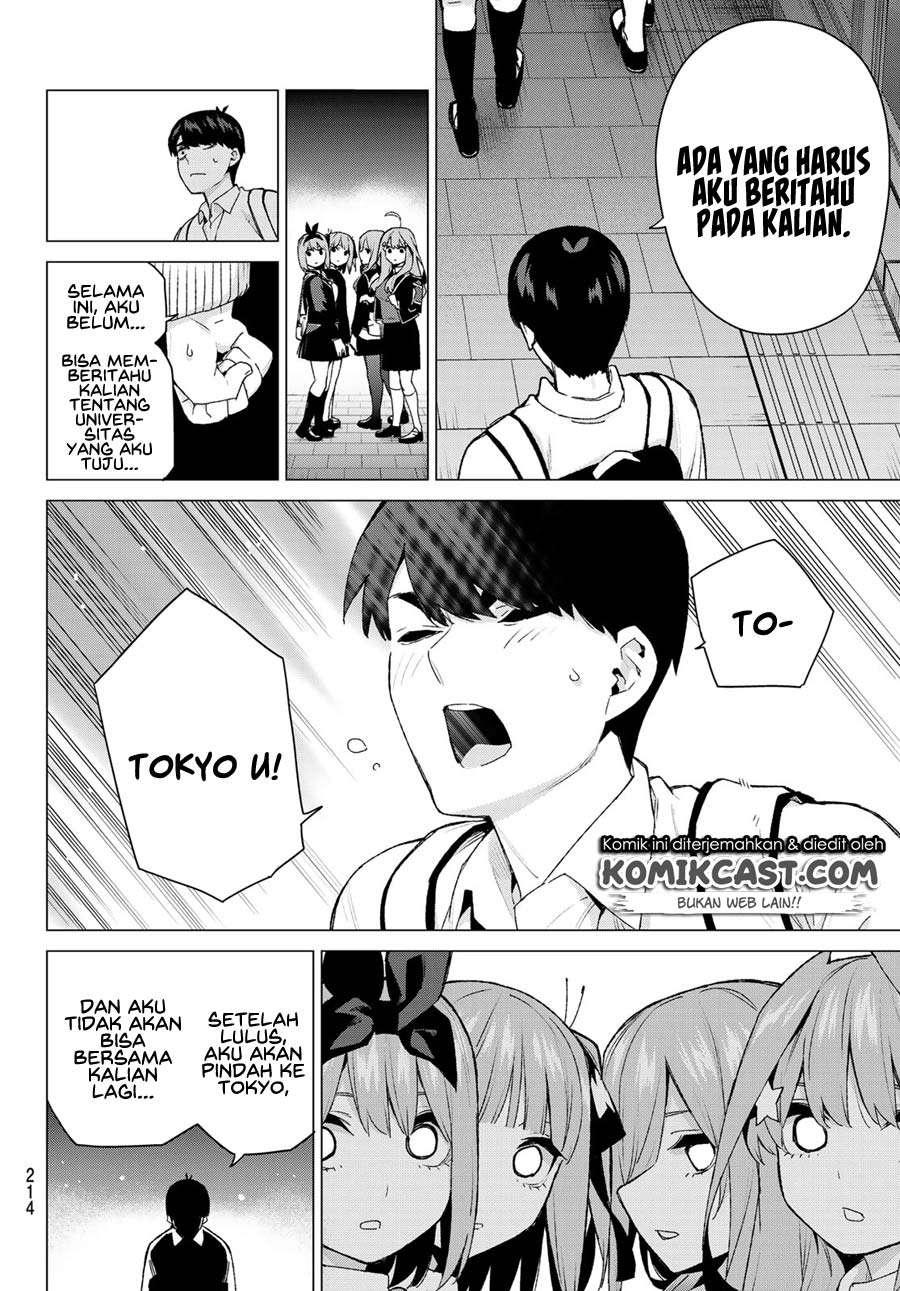 Go-toubun no Hanayome Chapter 120 Gambar 8