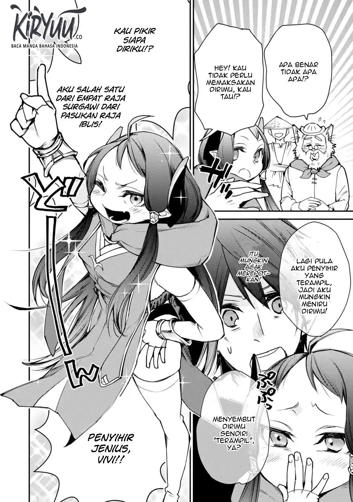 Saikyou no Madoshi. Hisa ni Ya wo Ukete Shimatta no de Inaka no Eihei ni Naru Chapter 10.3 Gambar 12