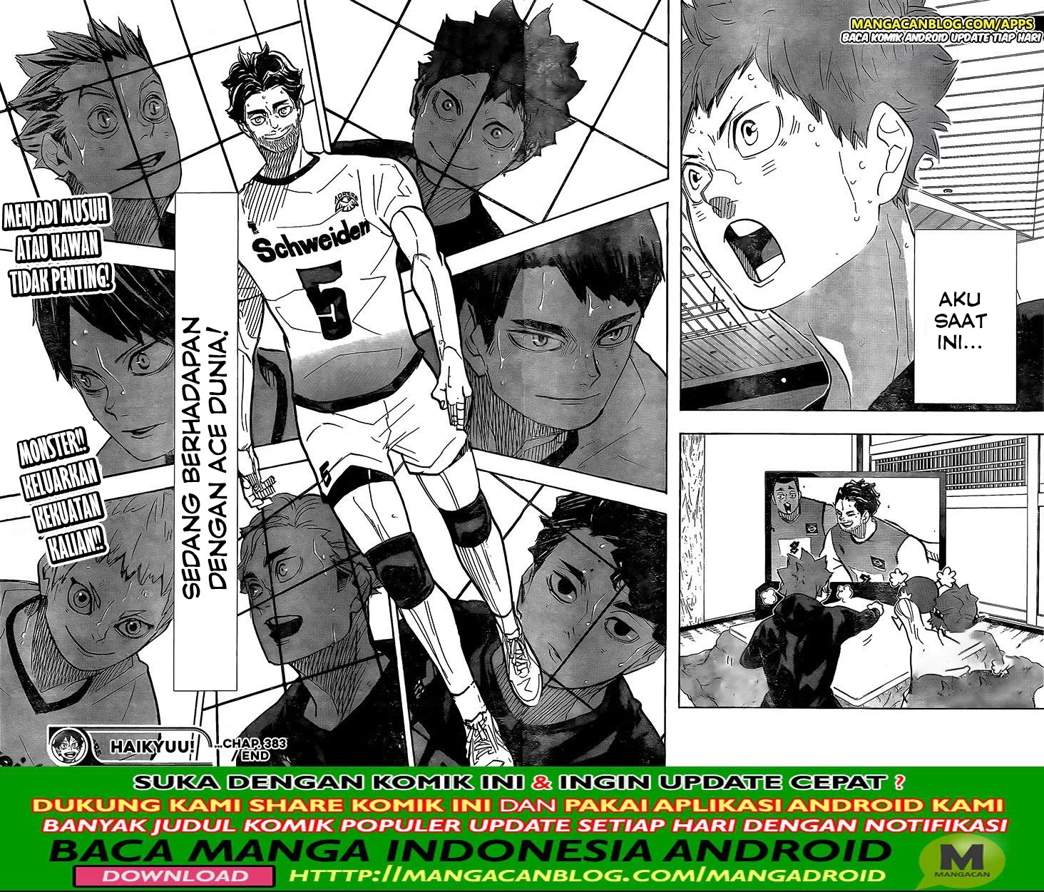 Haikyuu!! Chapter 383 Gambar 16