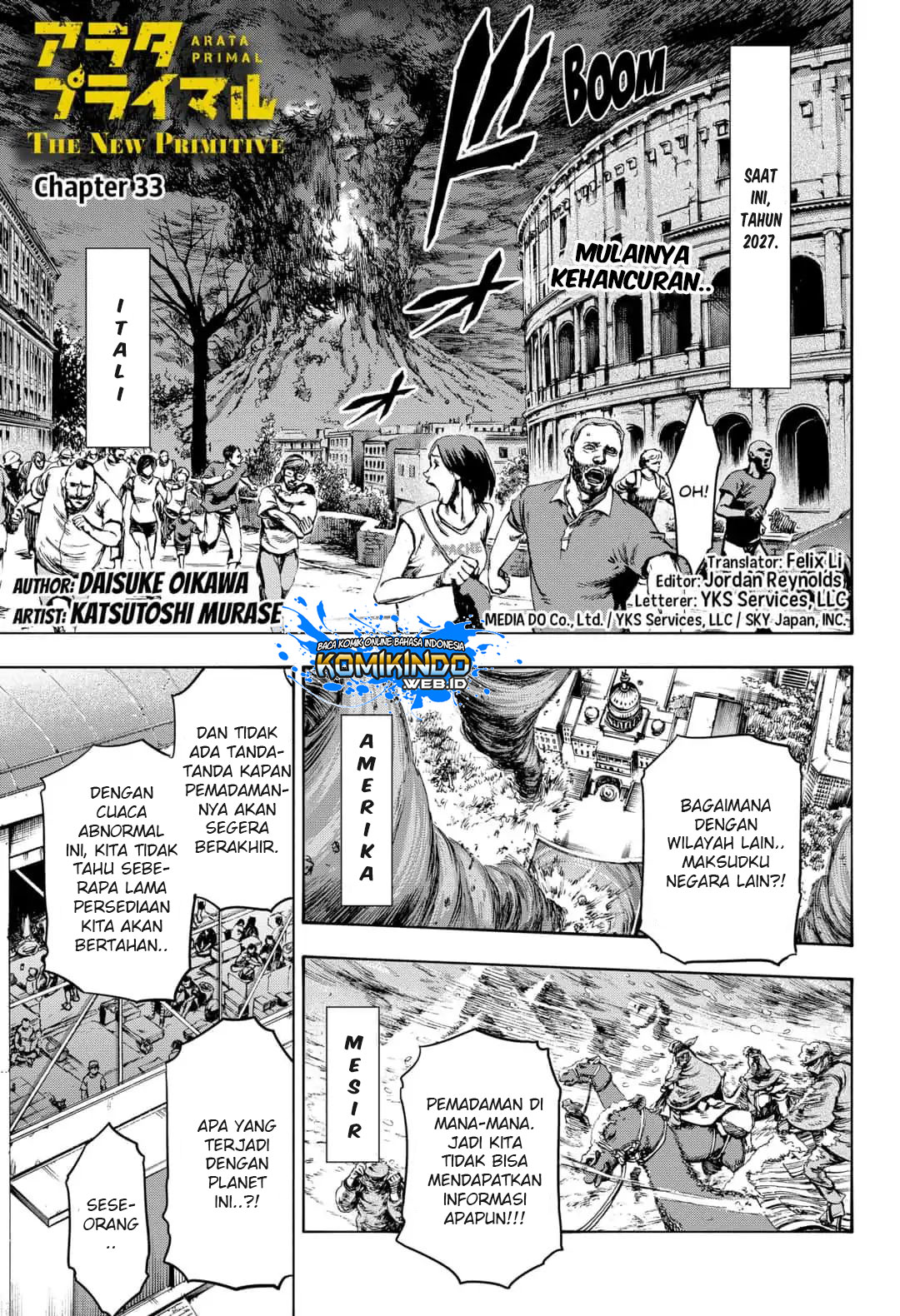 Baca Manga Arata Primal: The New Primitive Chapter 33 Gambar 2