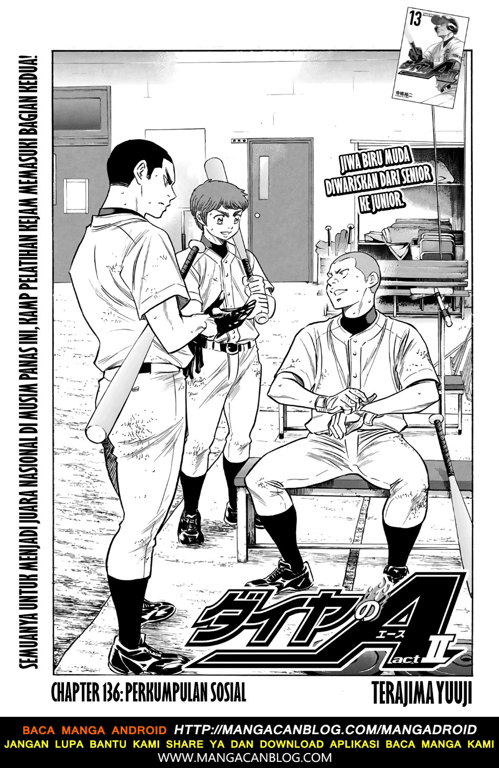 Baca Komik Diamond no Ace Act 2 Chapter 136 Gambar 1