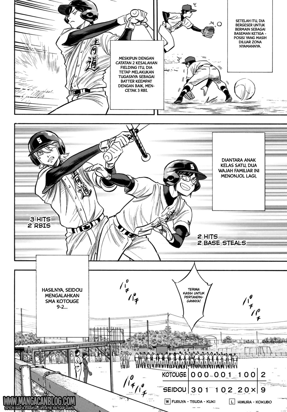 Diamond no Ace Act 2 Chapter 95 Gambar 14