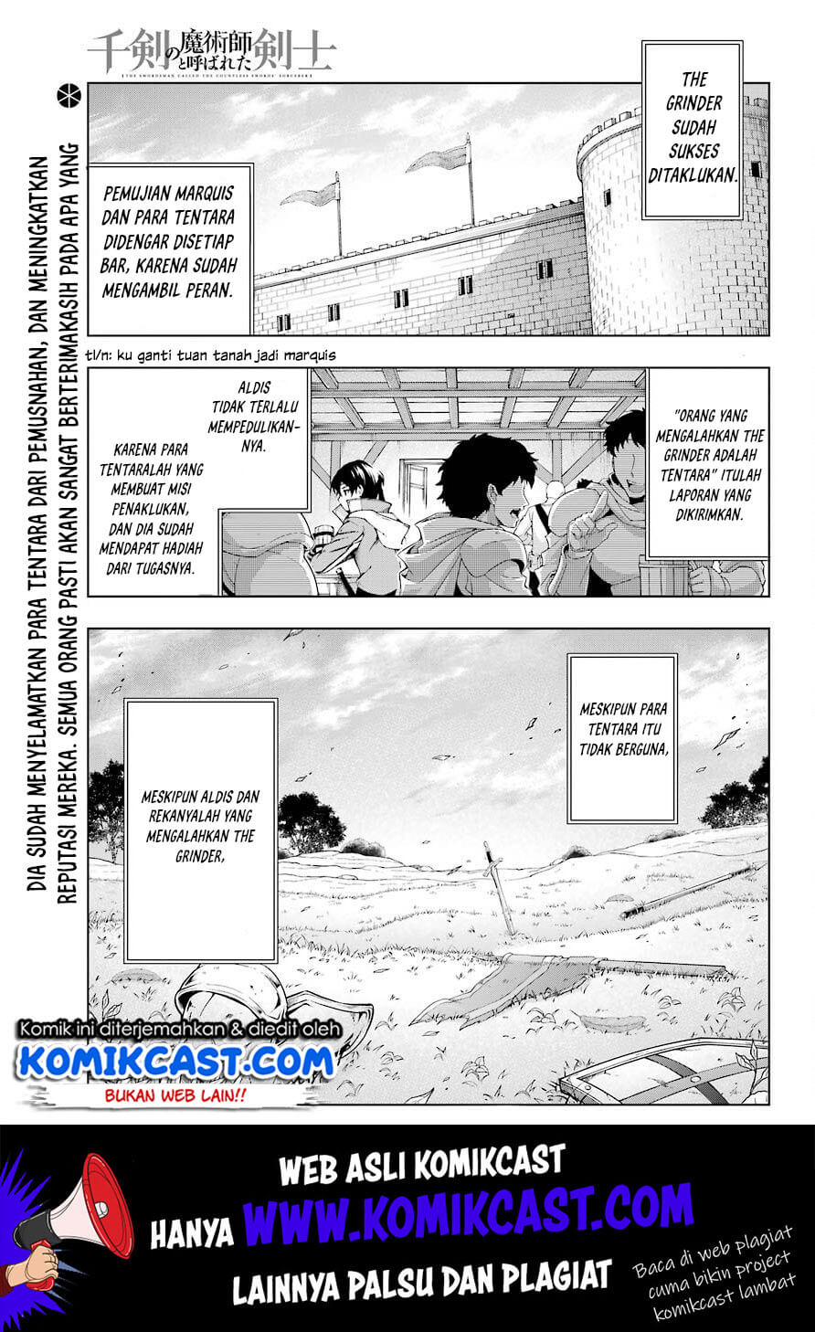 Baca Manga The Swordsman Called the Countless Swords Sorcerer Chapter 8 Gambar 2