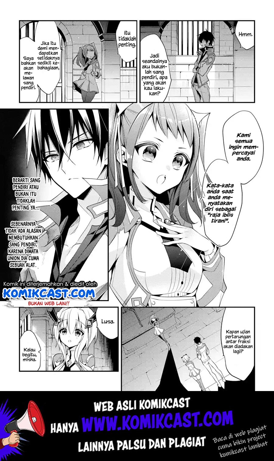 Baca Manga Maou Gakuin no Futekigousha Chapter 13.5 Gambar 2