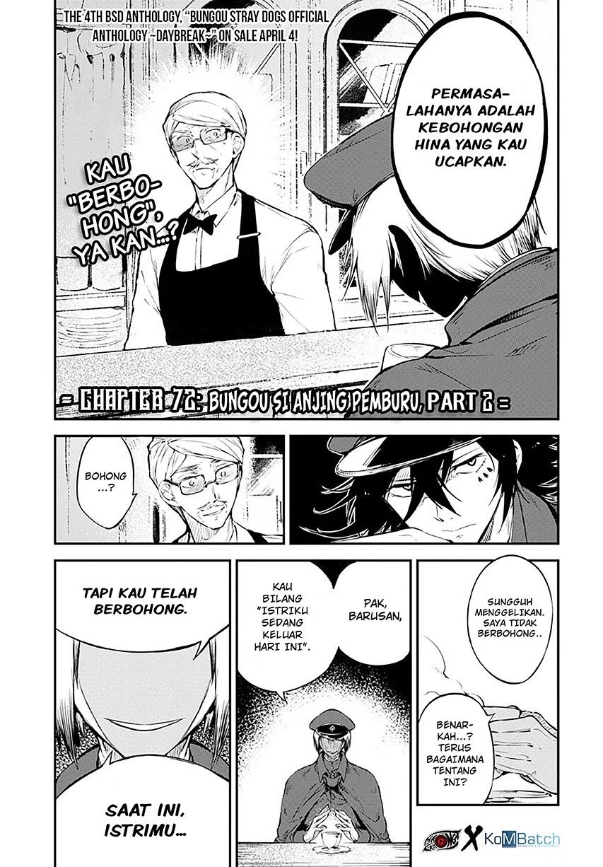 Baca Komik Bungou Stray Dogs Chapter 72 Gambar 1