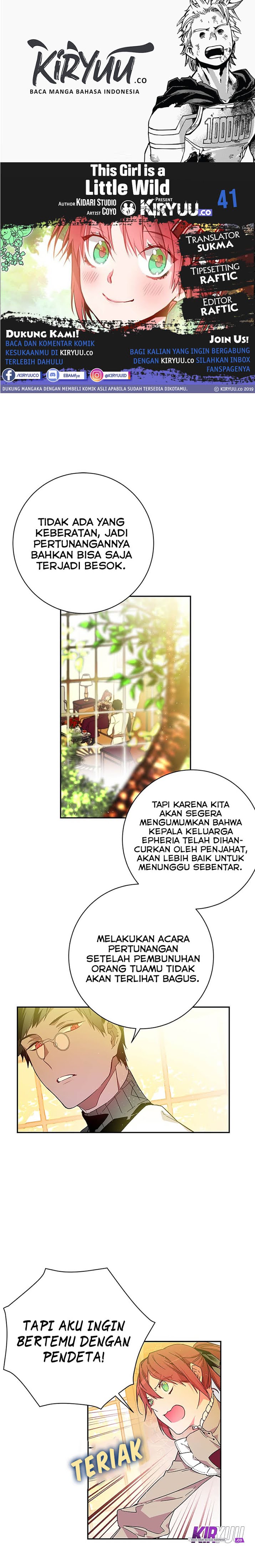 Baca Manhwa This Girl is a Little Wild Chapter 41 Gambar 2