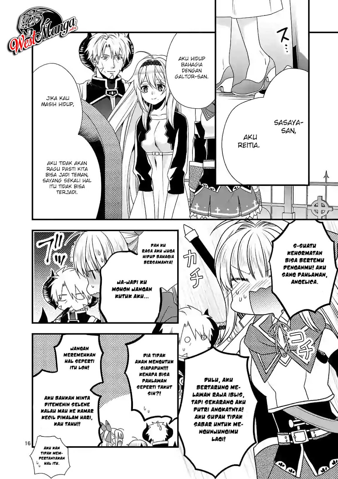 Maou desu Onna Yuusha no Hahaoya to Saikon Shita no de Onna Yuusha ga Giri no Musume ni Narimashita Chapter 25 Gambar 19