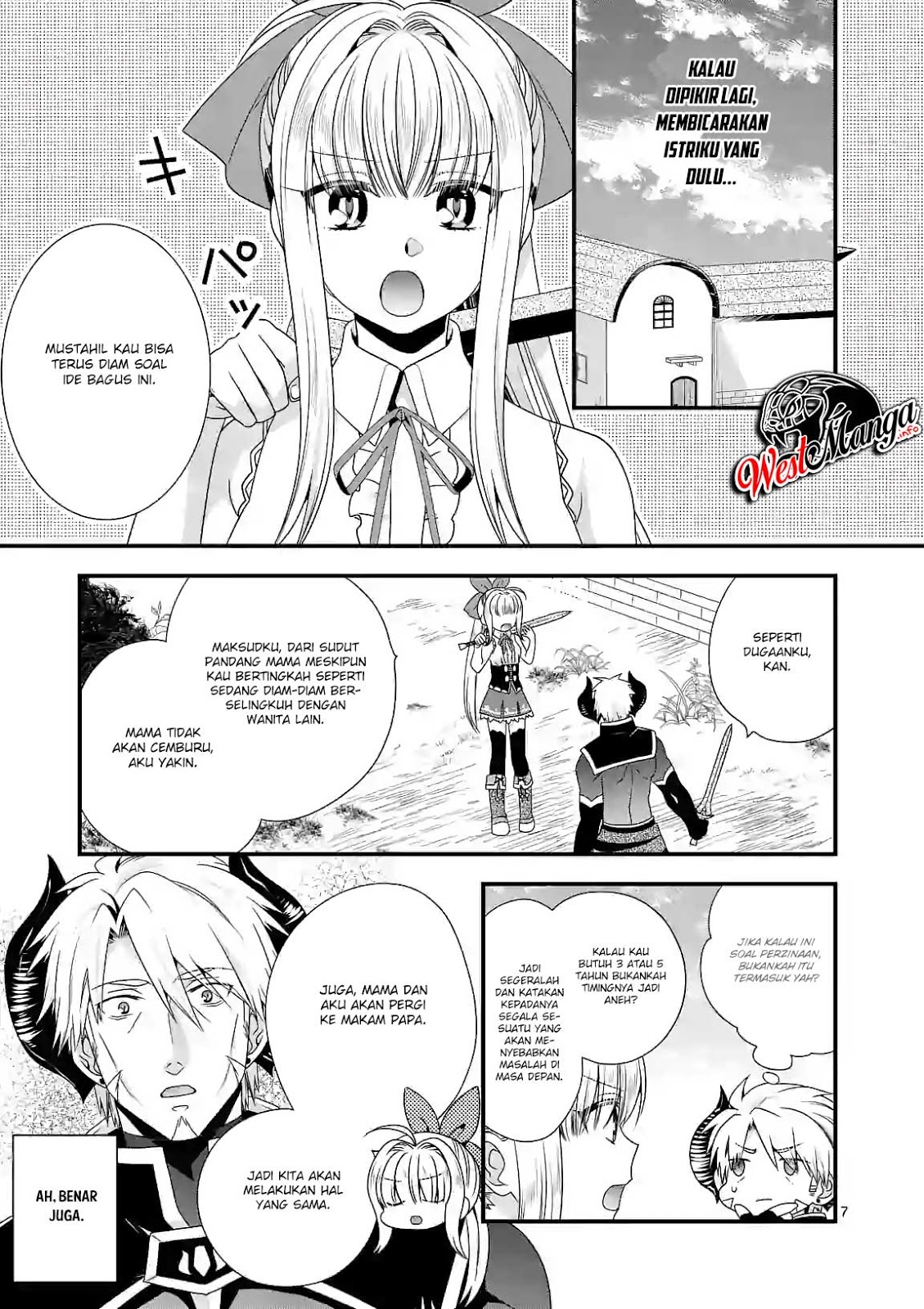 Maou desu Onna Yuusha no Hahaoya to Saikon Shita no de Onna Yuusha ga Giri no Musume ni Narimashita Chapter 25 Gambar 9