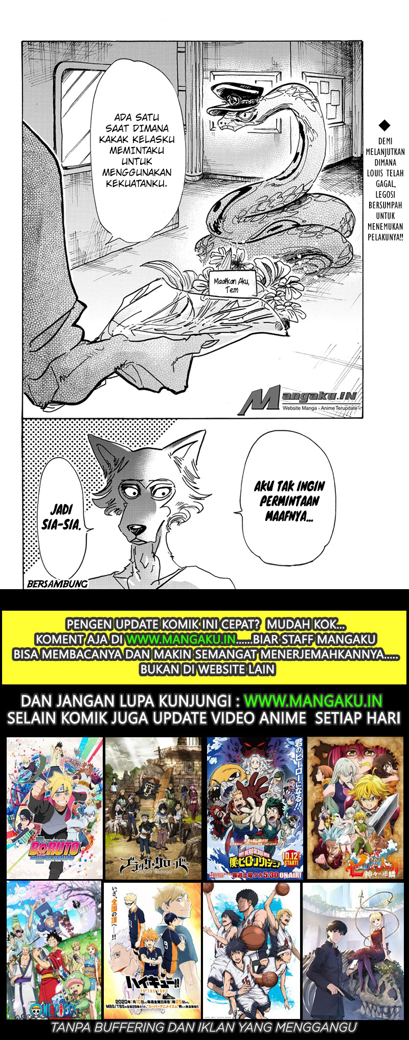 Beastars Chapter 55 Gambar 21