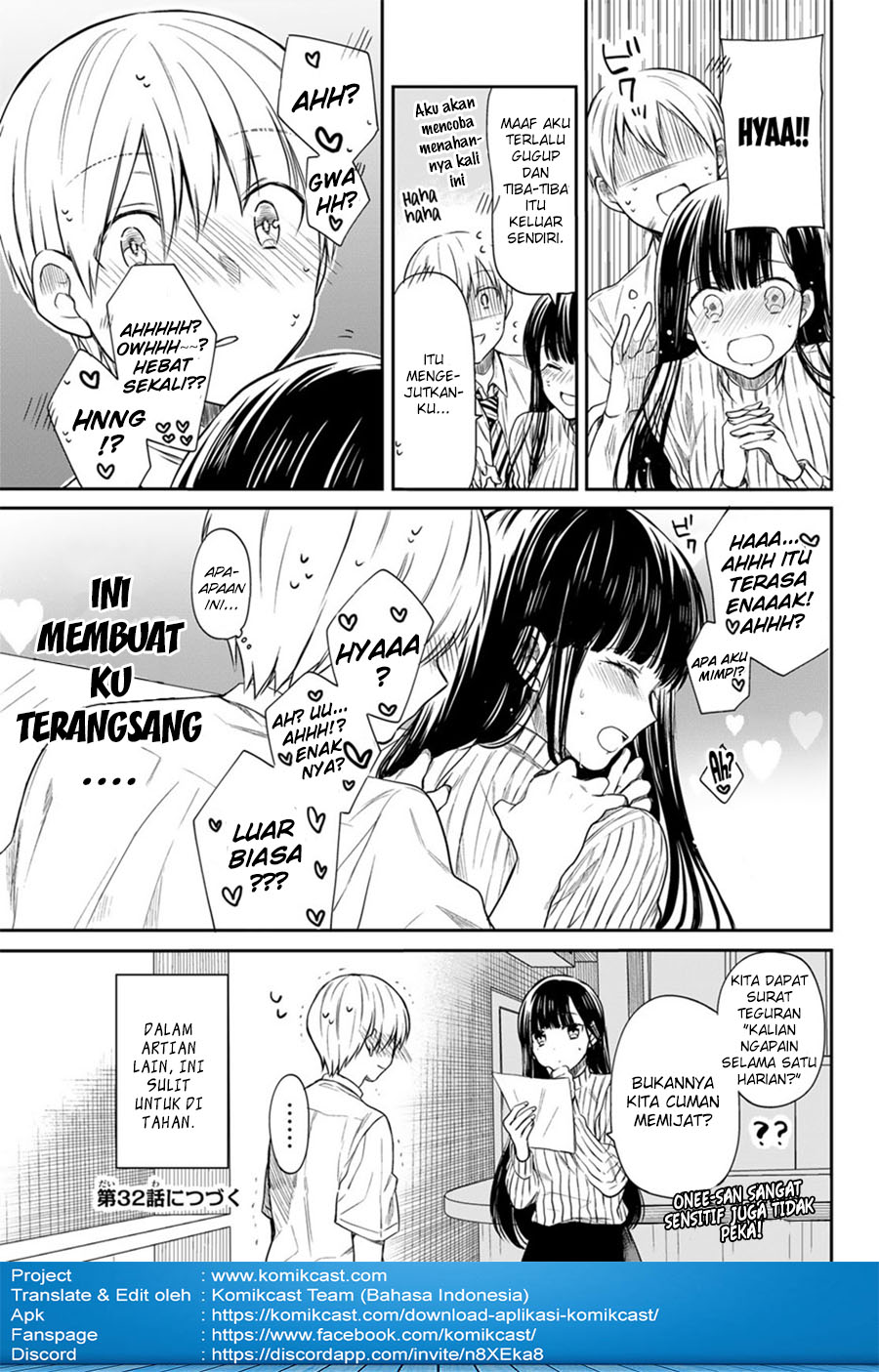 Danshi Koukousei wo Yashinaitai Onee-san no Hanashi Chapter 31 Gambar 6