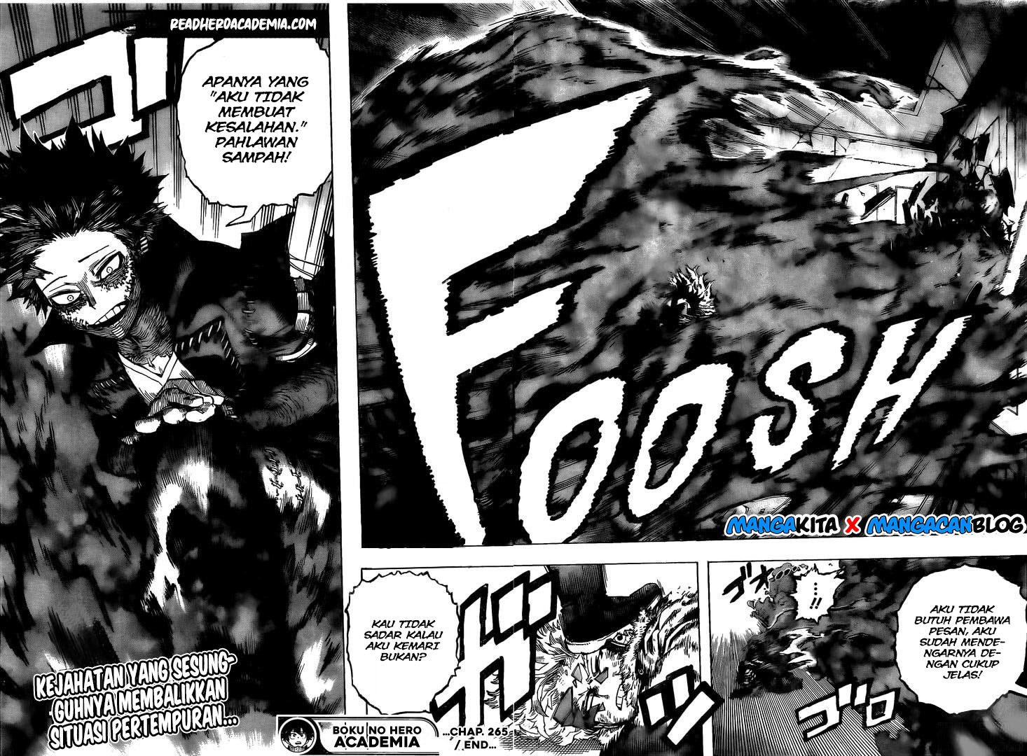 Boku no Hero Academia Chapter 265 Gambar 17