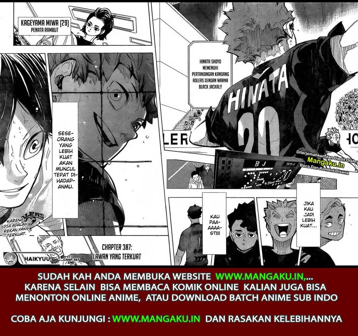 Haikyuu!! Chapter 387 Gambar 18