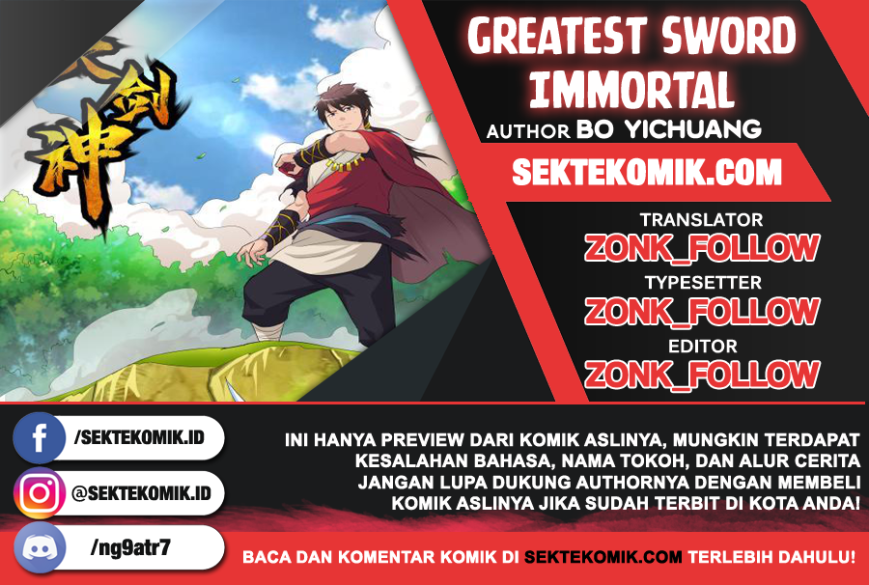 Baca Komik Greatest Sword Immortal Chapter 19 Gambar 1