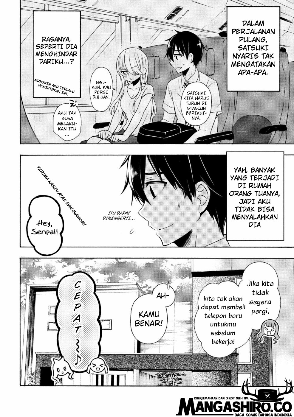 Watari-kun no xx ga Houkai Sunzen Chapter 48 Gambar 14