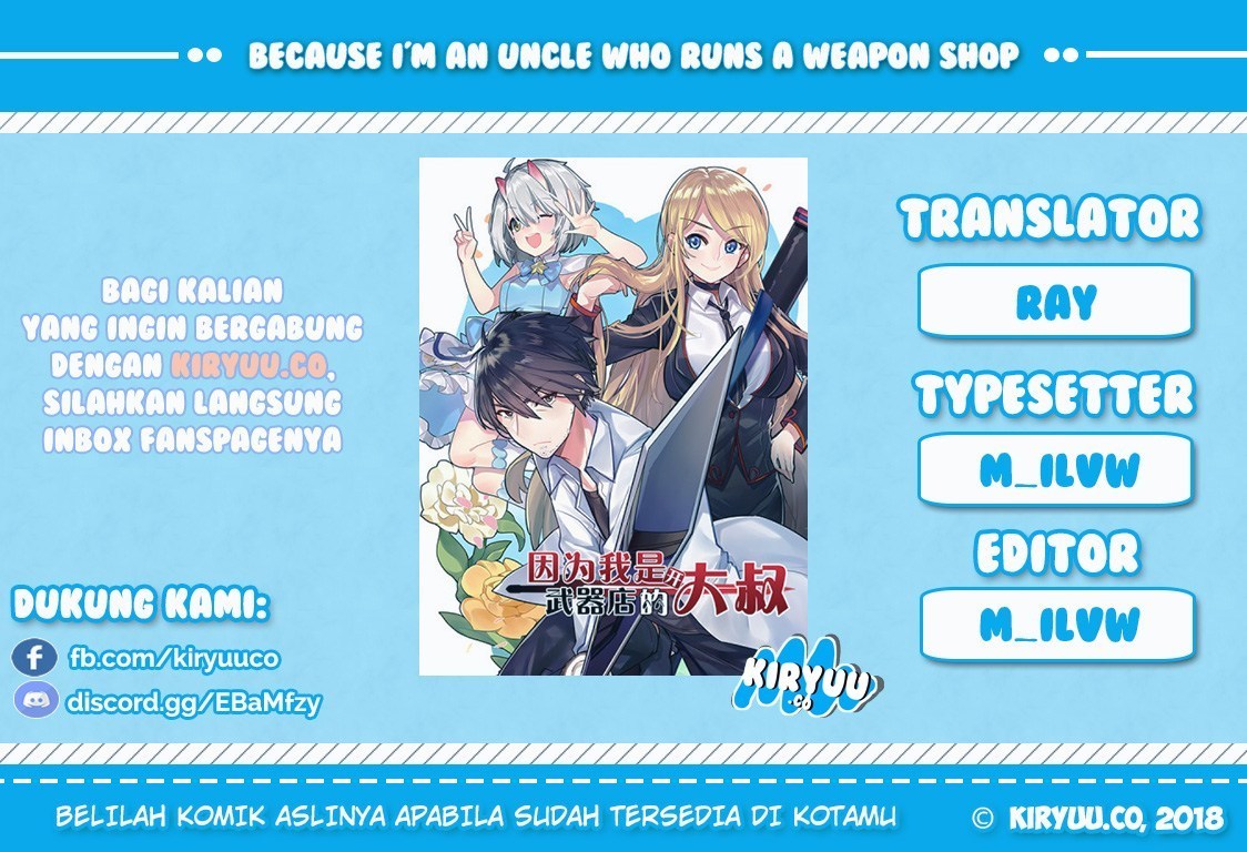 Baca Komik Because Im An Uncle who Runs A Weapon Shop Chapter 8 Gambar 1