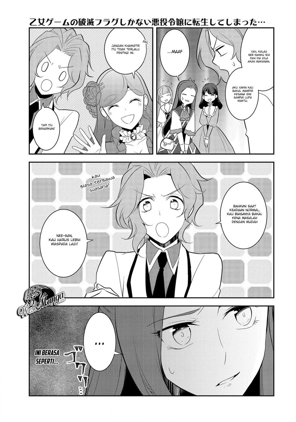 Otome Game no Hametsu Flag shika nai Akuyaku Reijou ni Tensei shite shimatta Chapter 24 Gambar 9