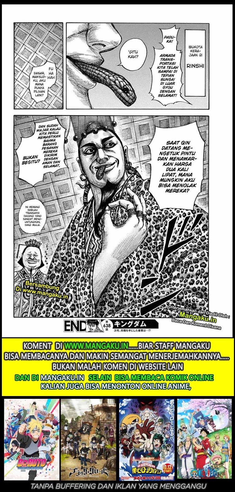 Kingdom Chapter 638 Gambar 20