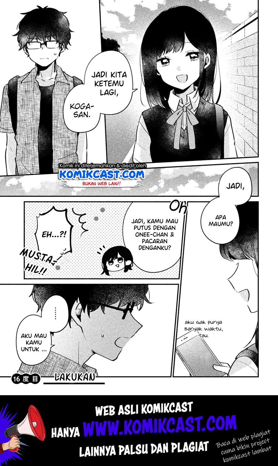 Baca Manga It’s Not Meguro-san’s First Time Chapter 16 Gambar 2