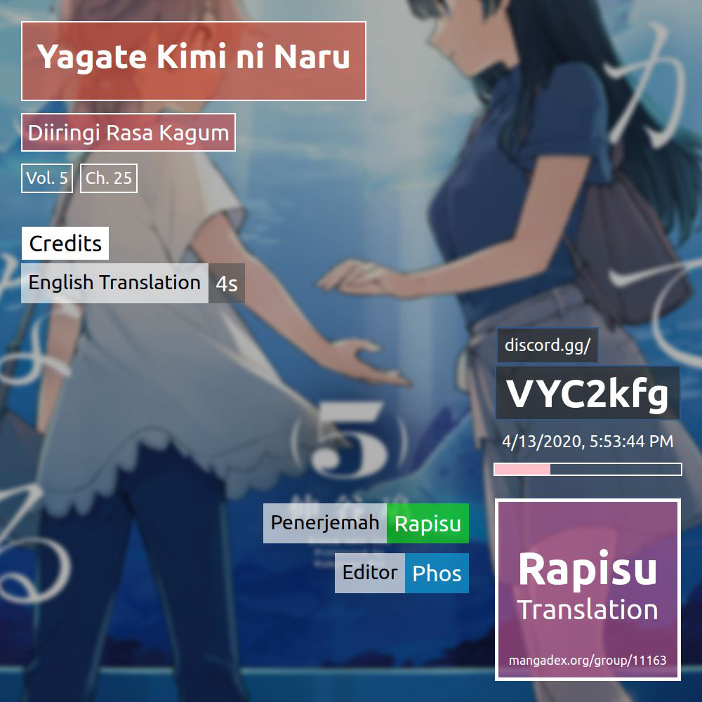 Baca Komik Yagate Kimi ni Naru Chapter 25 Gambar 1
