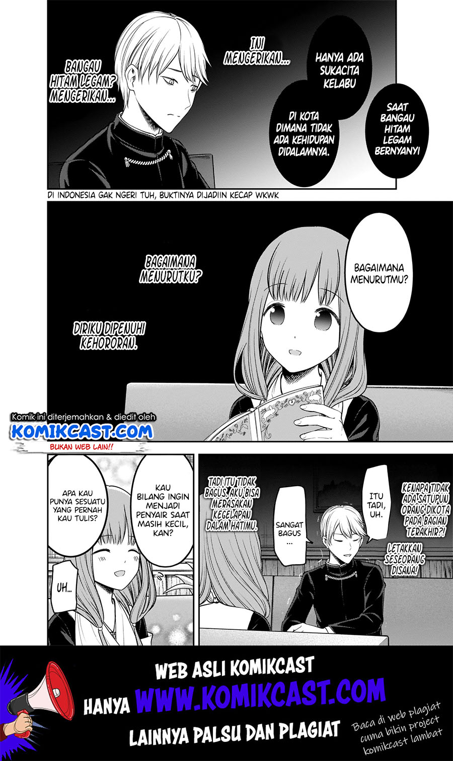 Kaguya-sama wa Kokurasetai – Tensai-tachi no Renai Zunousen Chapter 165 Gambar 17