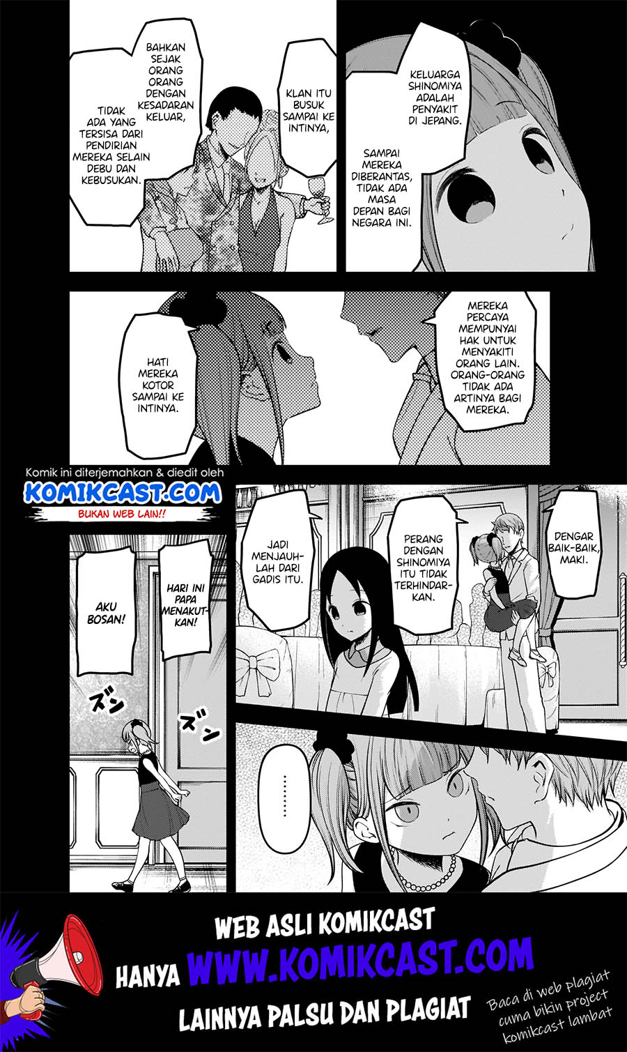 Kaguya-sama wa Kokurasetai – Tensai-tachi no Renai Zunousen Chapter 168 Gambar 7