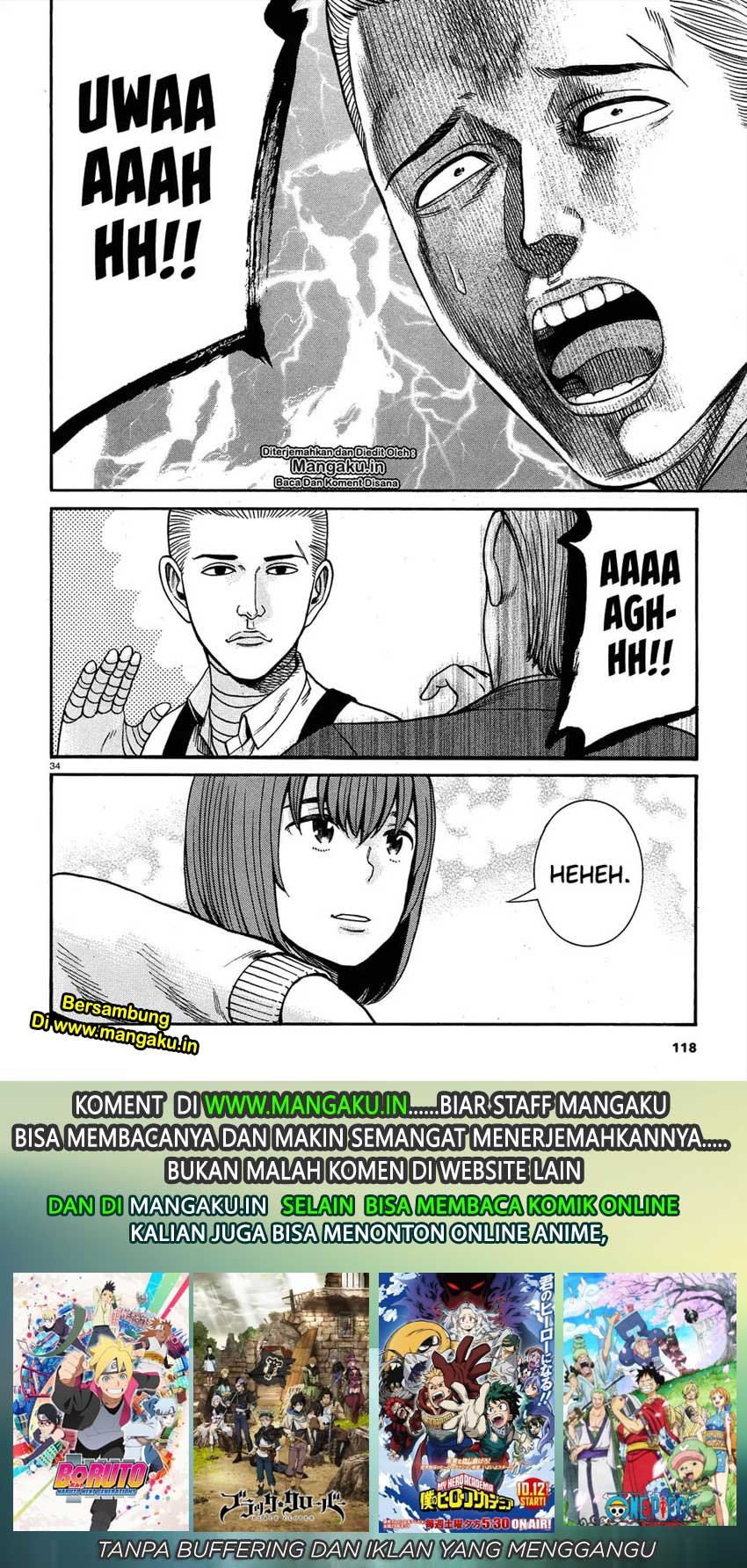 Hinamatsuri Chapter 89 Gambar 34