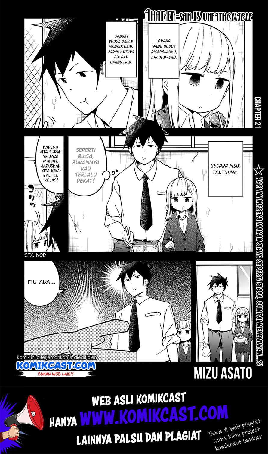 Aharen-san wa Hakarenai Chapter 21 Gambar 3