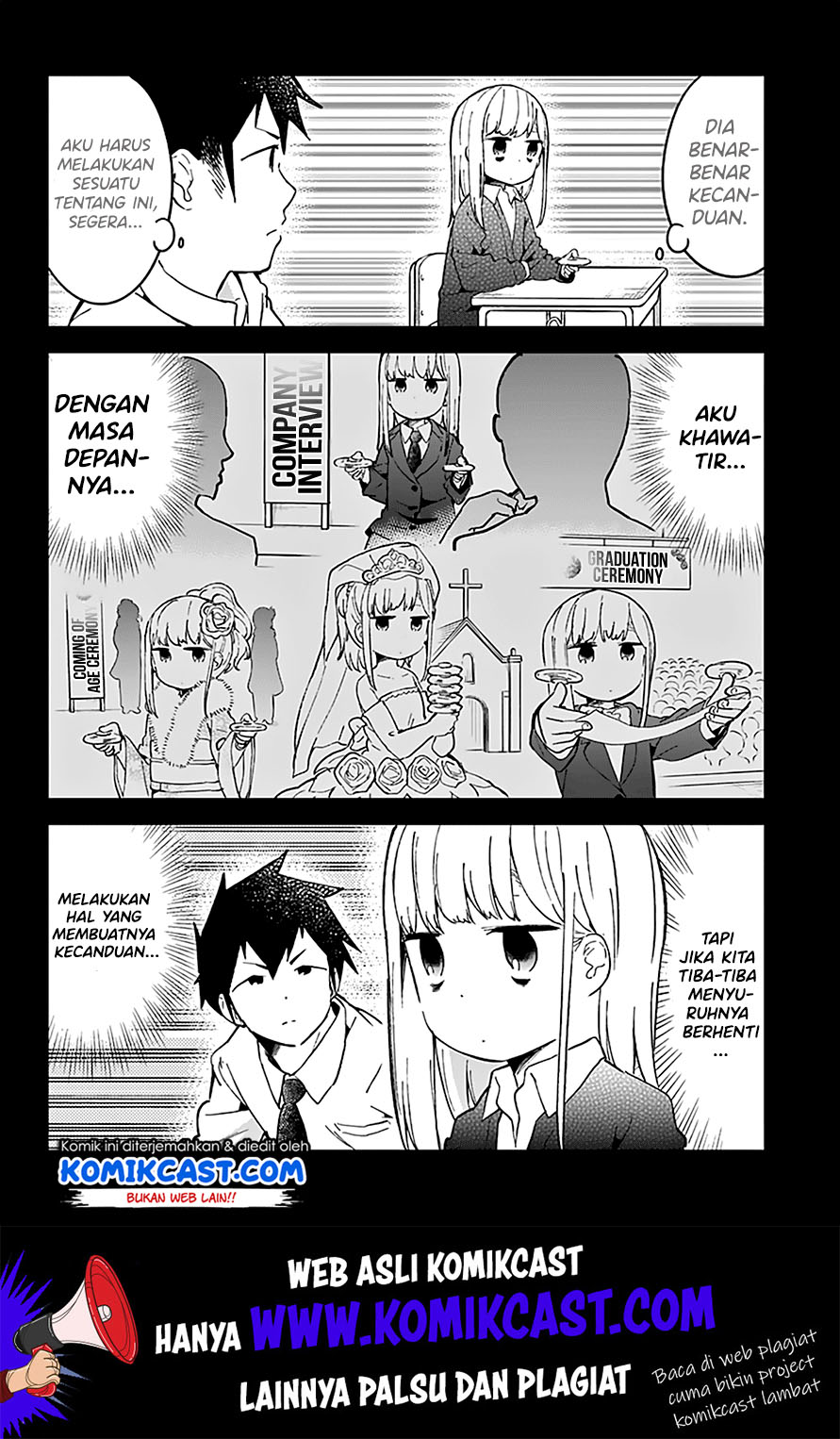 Aharen-san wa Hakarenai Chapter 18 Gambar 16