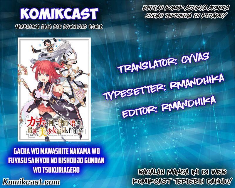 Baca Komik Gacha wo Mawashite Nakama wo Fuyasu Saikyou no Bishoujo Gundan wo Tsukuriagero Chapter 2 Gambar 1