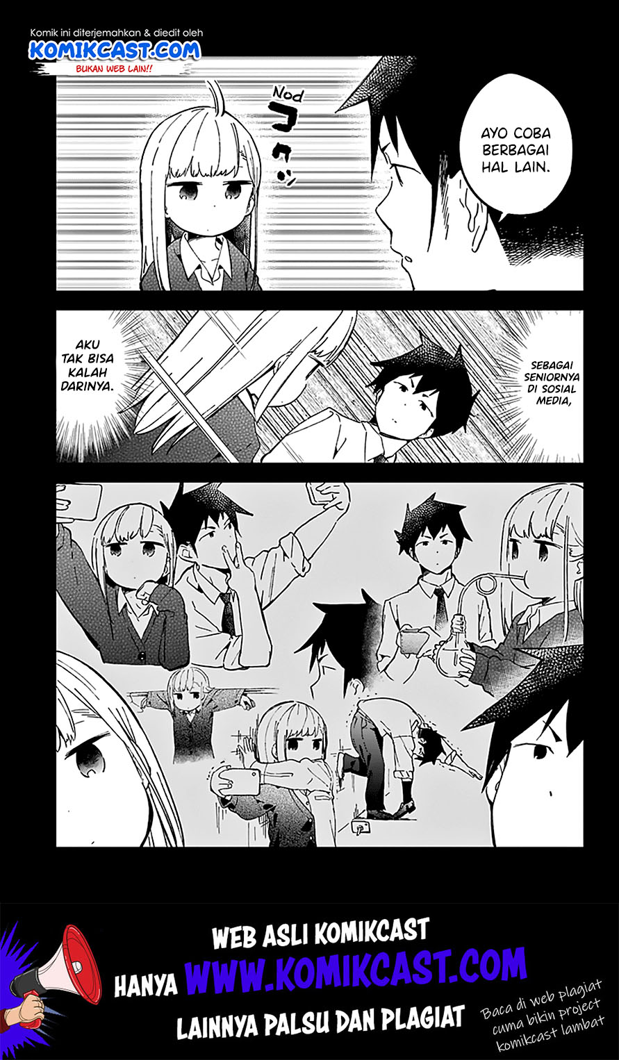 Aharen-san wa Hakarenai Chapter 27 Gambar 14