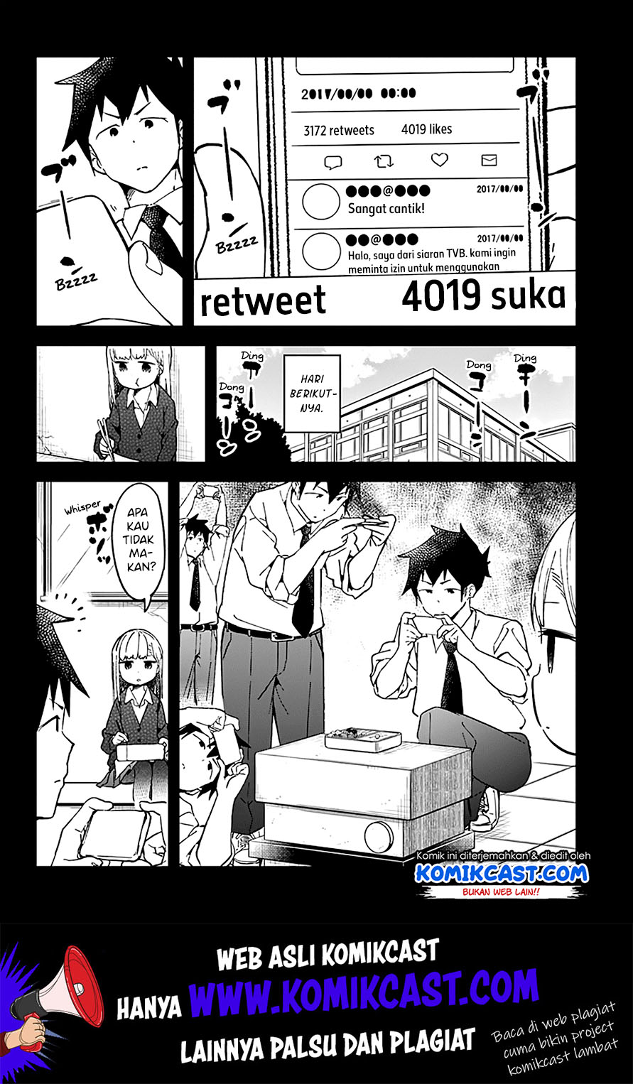 Aharen-san wa Hakarenai Chapter 27 Gambar 5