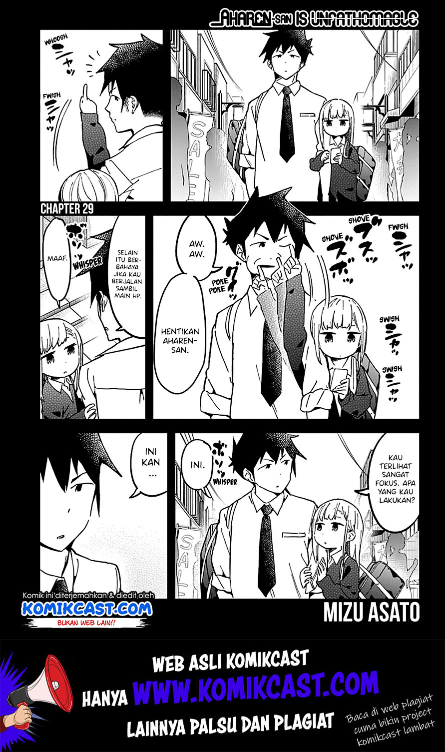 Aharen-san wa Hakarenai Chapter 29 Gambar 3