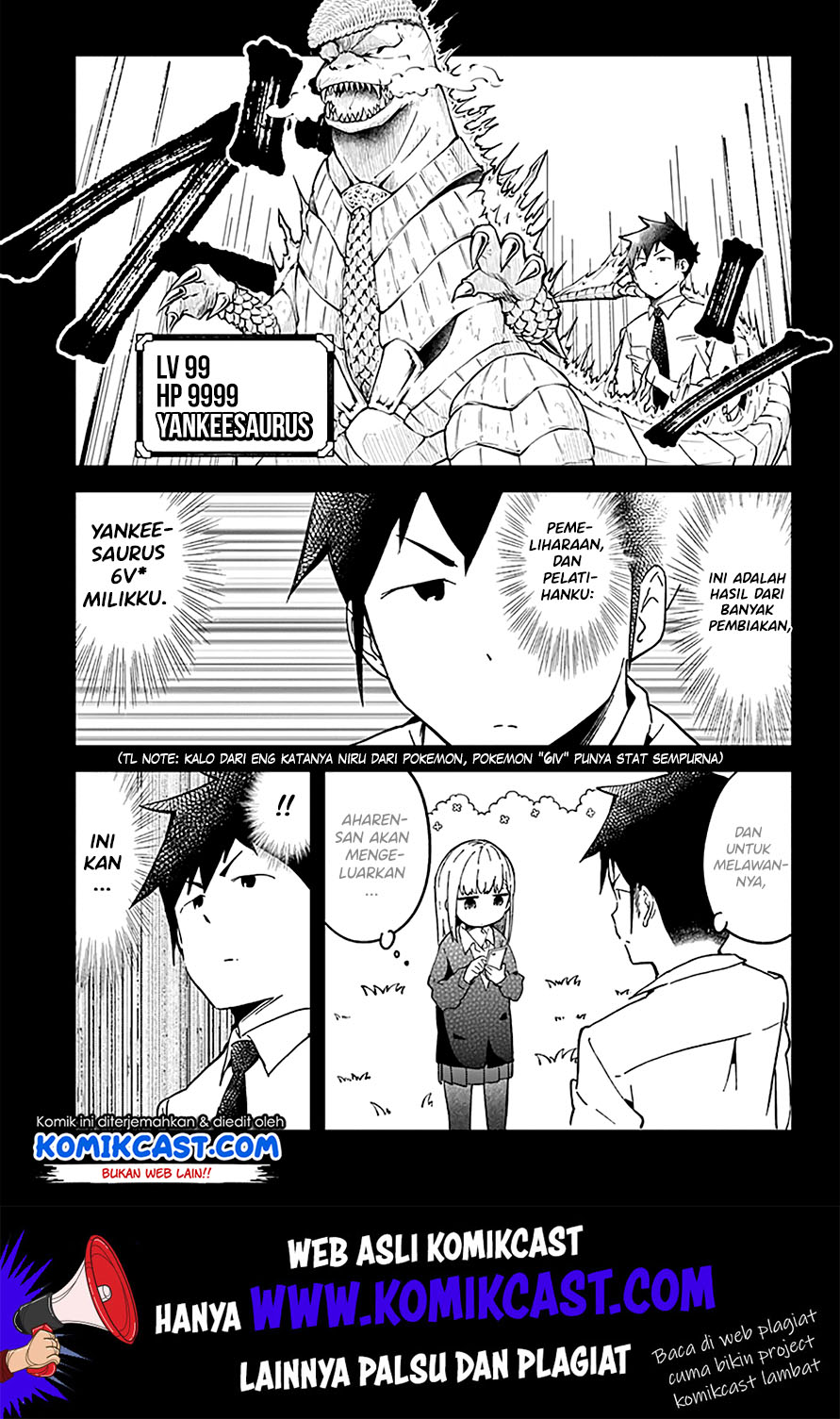 Aharen-san wa Hakarenai Chapter 29 Gambar 9