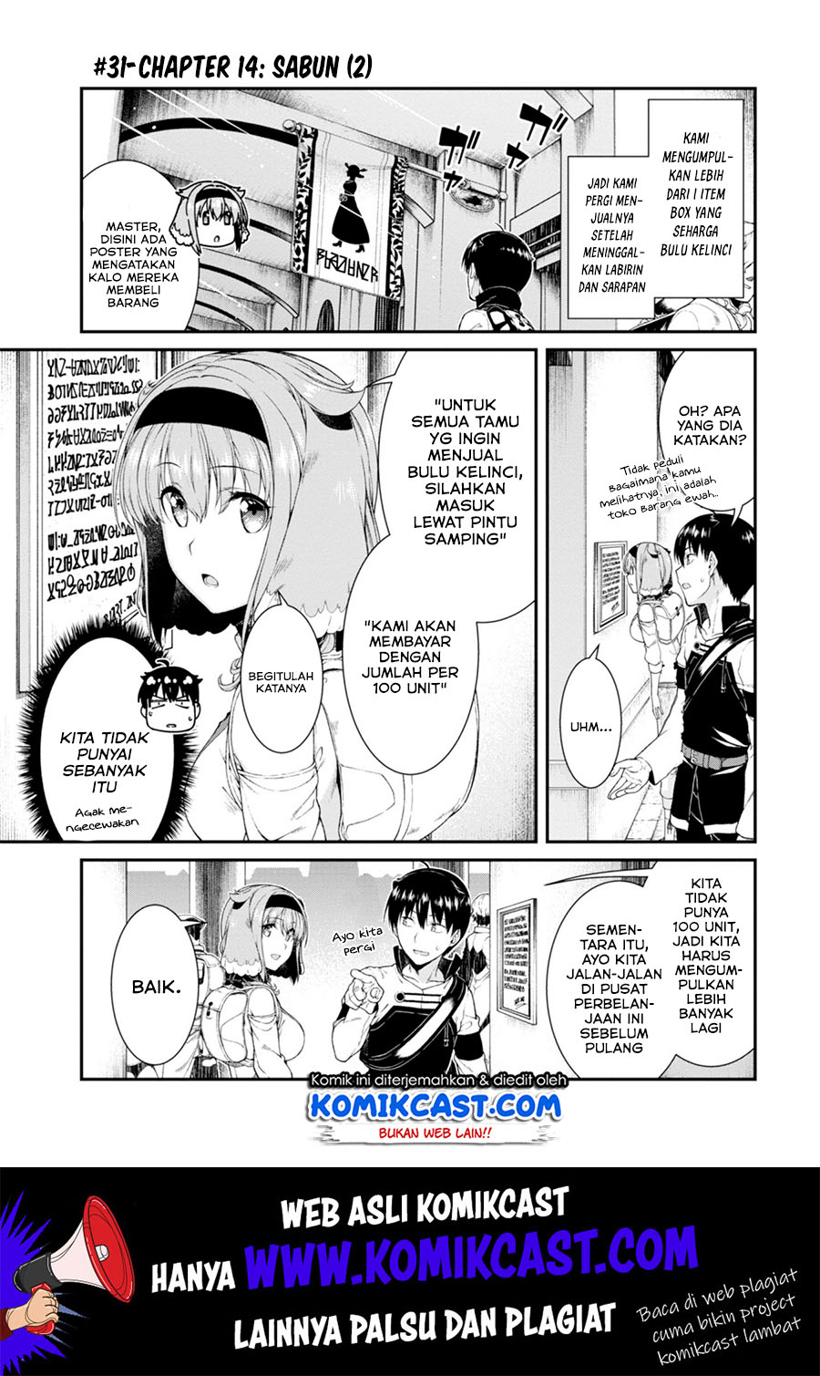 Baca Manga Isekai Meikyuu de Harem wo Chapter 31 Gambar 2