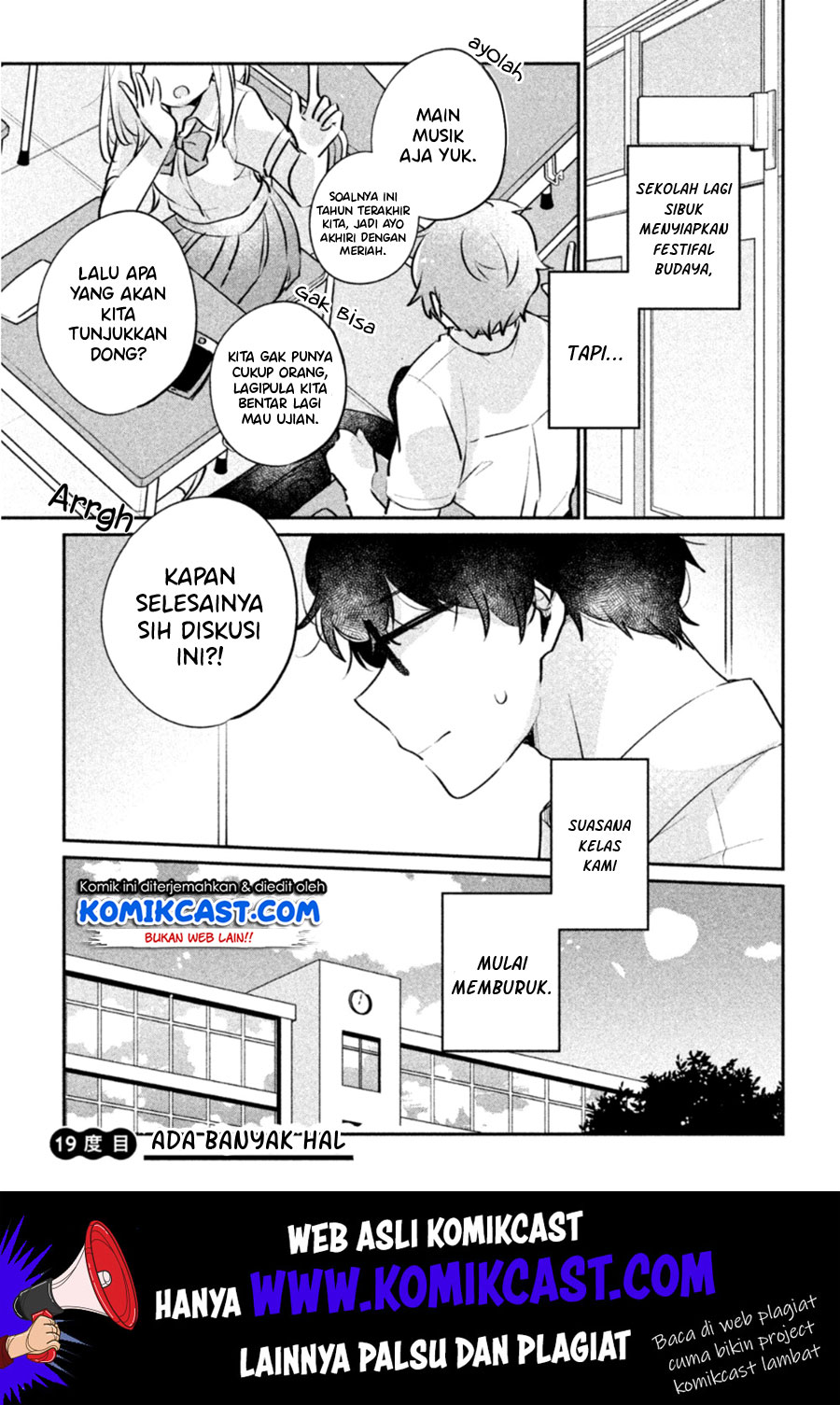 Baca Manga It’s Not Meguro-san’s First Time Chapter 19 Gambar 2