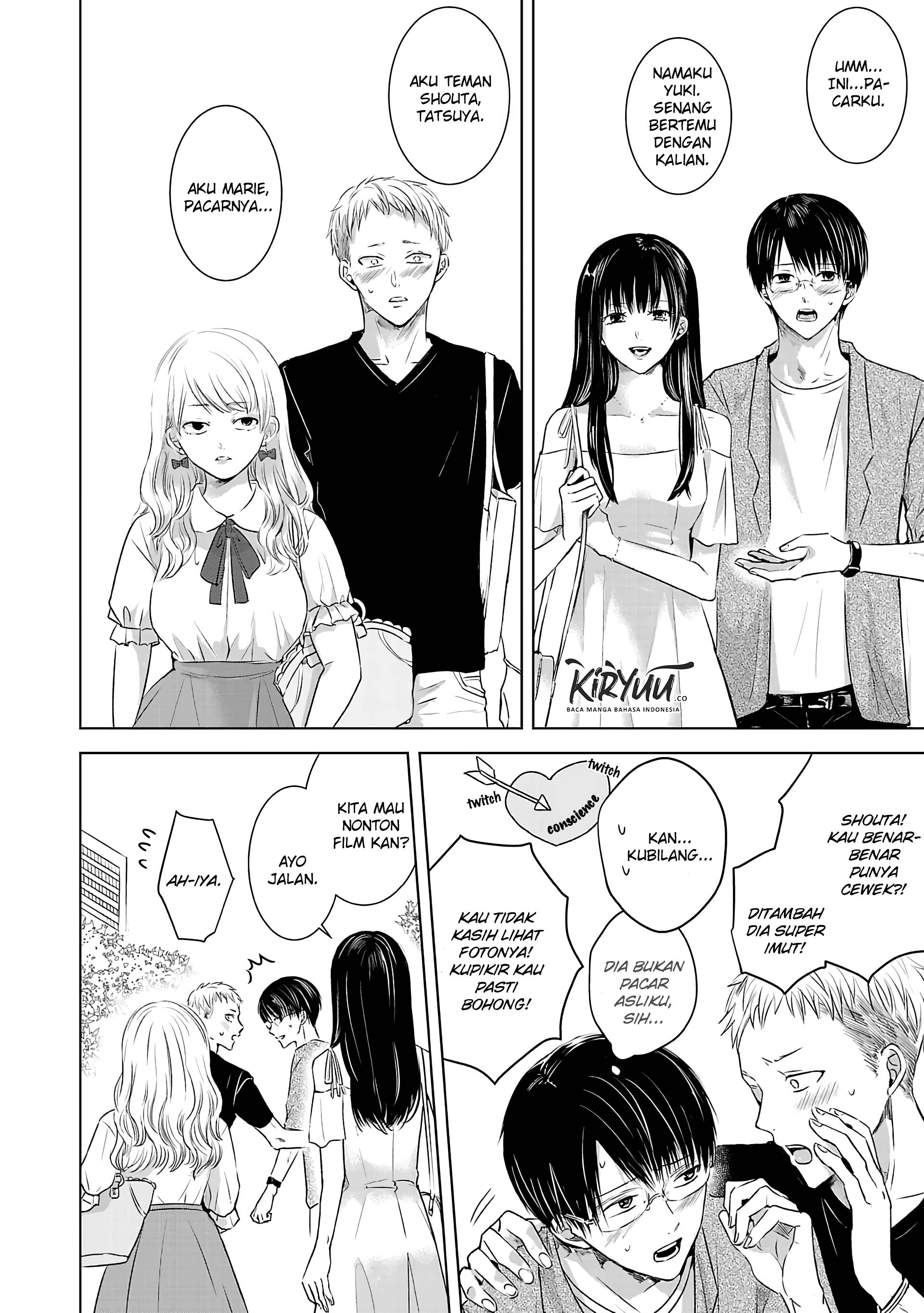 Ashita, Watashi wa Dareka no Kanojo Chapter 1 Gambar 16